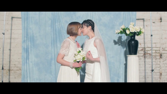 Video Reference: Photograph, Bride, Gown, Ceremony, Wedding, Wedding dress, Bridal clothing, Dress, Formal wear, Snapshot