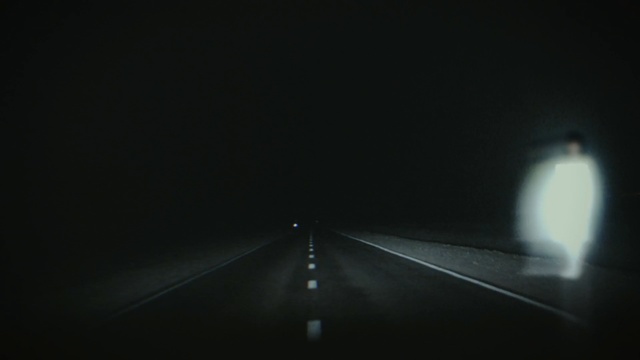 Video Reference: Black, Darkness, White, Atmospheric phenomenon, Sky, Road, Light, Atmosphere, Lane, Night
