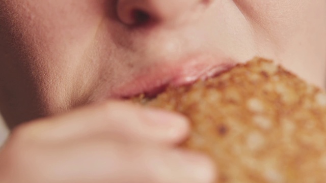 Video Reference: Face, Skin, Lip, Nose, Cheek, Close-up, Chin, Head, Mouth, Pink