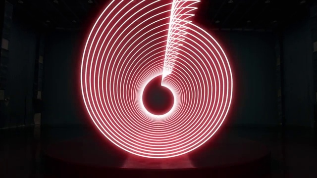 Video Reference: Light, Red, Lighting, Circle, Pink, Design, Technology, Architecture, Graphics, Night