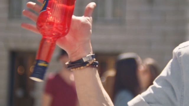 Video Reference: Red, Hand, Finger, Arm, Water, Wrist, Gesture, Nail, Alcohol, Thumb