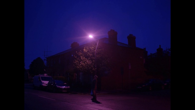 Video Reference: Blue, Street light, Sky, Black, Darkness, Purple, Violet, Light, Lighting, Atmosphere