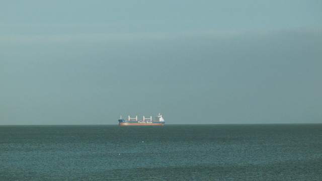Video Reference: waterway, sea, horizon, coastal and oceanic landforms, sky, calm, ocean, water transportation, water, ship