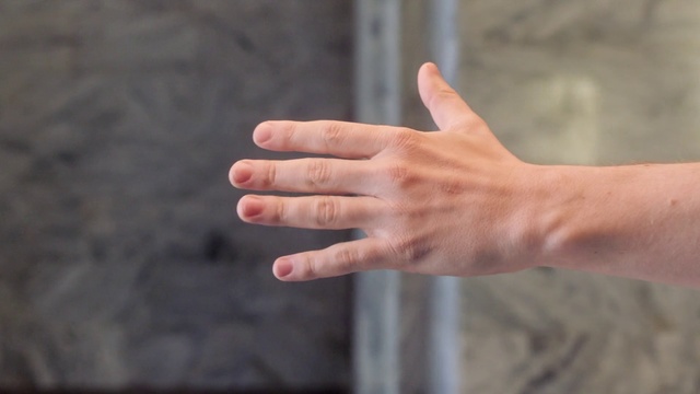 Video Reference: Finger, Hand, Nail, Thumb, Arm, Gesture, Wrist, Person, Using, Woman, Holding, Food, Sitting, Laptop, Young, Computer, White, Blue, Playing, Red