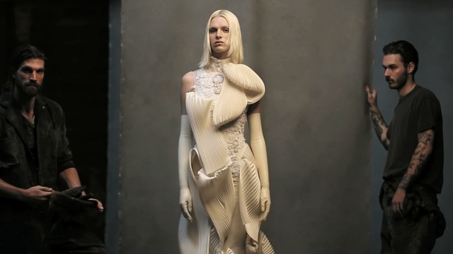 Video Reference: Fashion, Performance, Dress, Performance art, Art, Photography, Fashion design, Costume design, Scene, Fashion model, Person