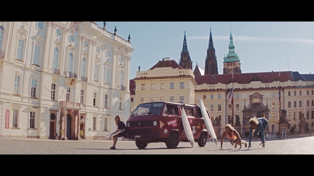 Video Reference: Vehicle, Mode of transport, Car, Town, Transport, City, Building, Tourism, Plaza, Town square, Person