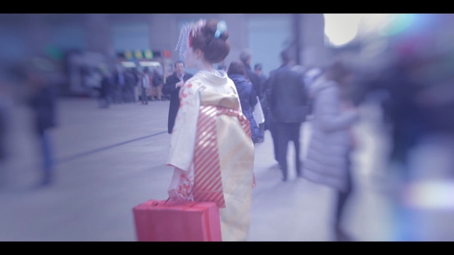 Video Reference: purple, snapshot, fashion, girl, fun, event, Person