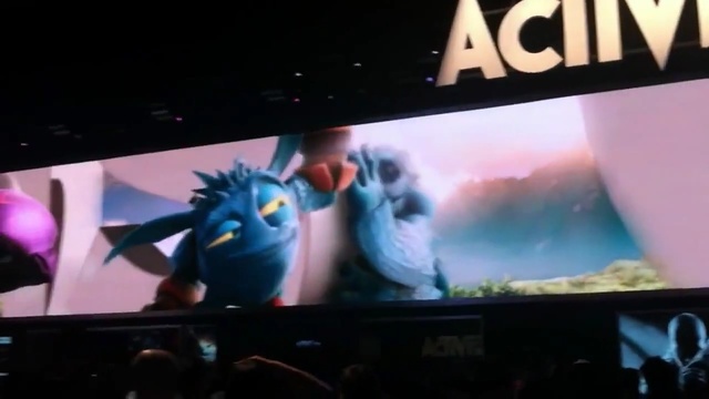 Video Reference: entertainment, technology, display device, stage, electronic device, gadget, event, convention, performance, television