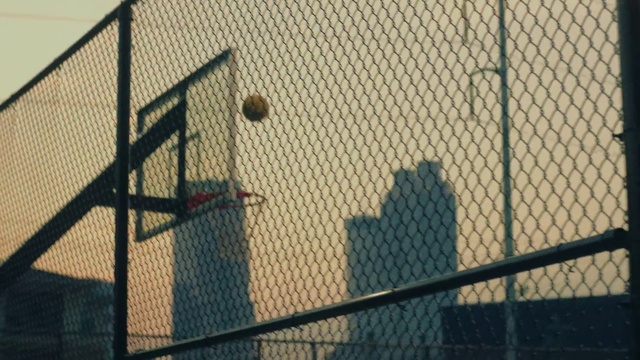 Video Reference: Net, Shadow, Line, Chain-link fencing, Mesh, Wall, Wire fencing, Architecture, Wire, Fence, Person