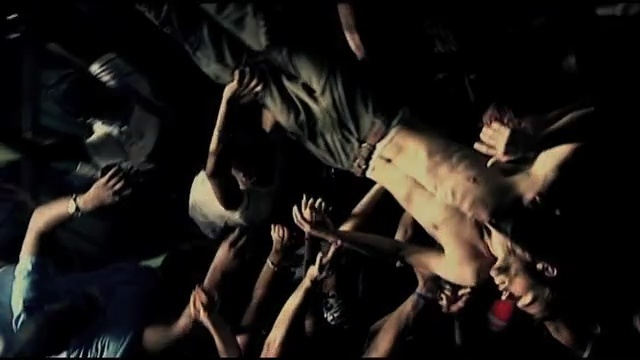 Video Reference: Hand, Font, Darkness, Flesh, Fictional character, Black hair, Performance