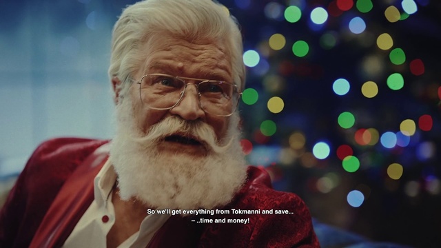 Video Reference: Facial hair, Beard, Elder, Moustache, Smile, Santa claus, Fictional character, Glasses