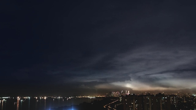 Video Reference: sky, night, cloud, cityscape, atmosphere, skyline, city, daytime, metropolis, horizon