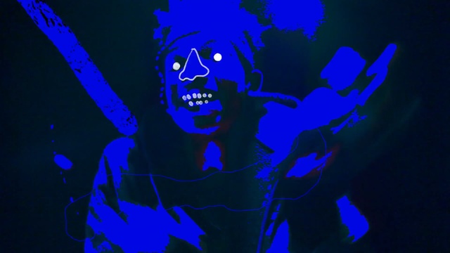 Video Reference: blue, black, electric blue, art, darkness, organism, computer wallpaper, fictional character, graphic design, graphics