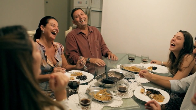 Video Reference: Meal, Supper, Food, Dinner, Eating, Lunch, Dish, Brunch, Event, Conversation, Person