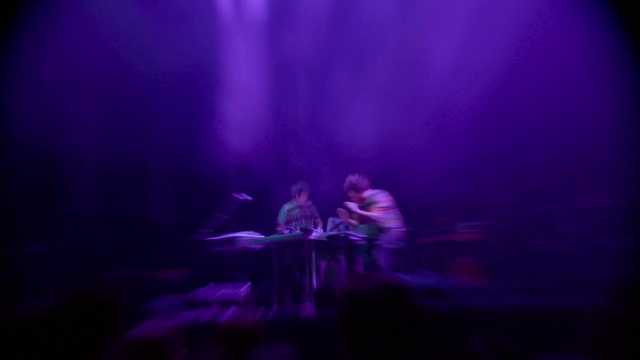 Video Reference: blue, black, entertainment, rock concert, stage, purple, performance, darkness, light, concert