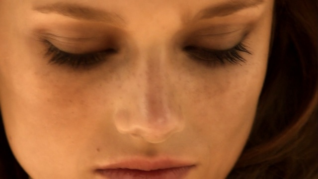 Video Reference: eyebrow, face, cheek, nose, eyelash, skin, chin, forehead, close up, lip