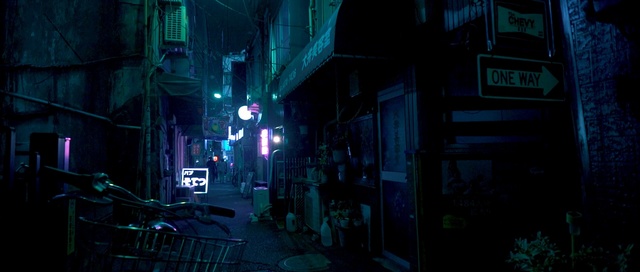 Video Reference: blue, darkness, night, alley, light, metropolis, atmosphere, city, sky, street