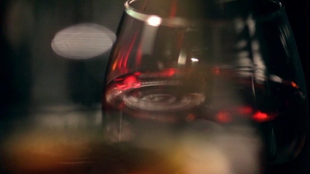 Video Reference: drink, wine glass, stemware, glass, red wine, darkness, alcoholic beverage, bottle, alcohol, drinkware