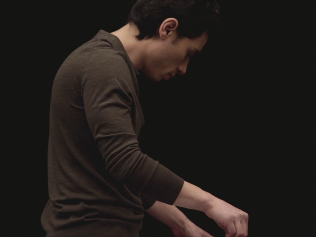 Video Reference: Arm, Shoulder, Elbow, Neck, Chin, Joint, Hand, Human, Human body, Sitting