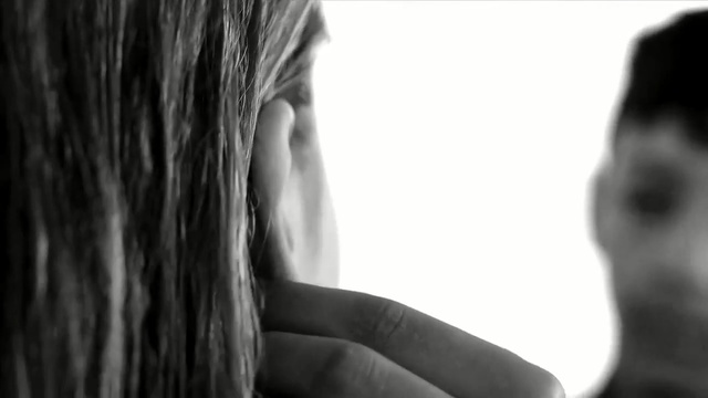 Video Reference: hair, face, black, photograph, black and white, facial expression, person, nose, monochrome photography, beauty