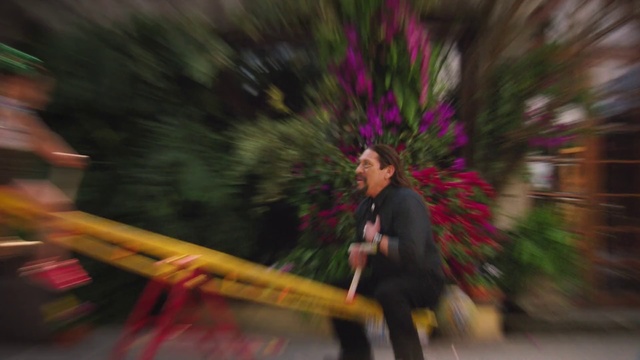 Video Reference: Pink, Tree, Fun, Leisure, Plant, Night, Musical instrument, Magenta, Photography, Flower