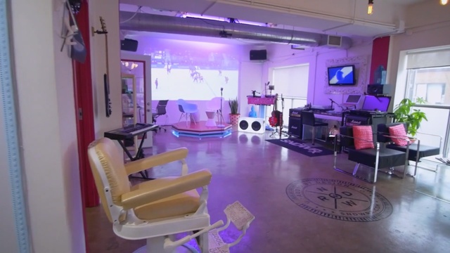 Video Reference: purple, room, beauty salon, interior design, real estate