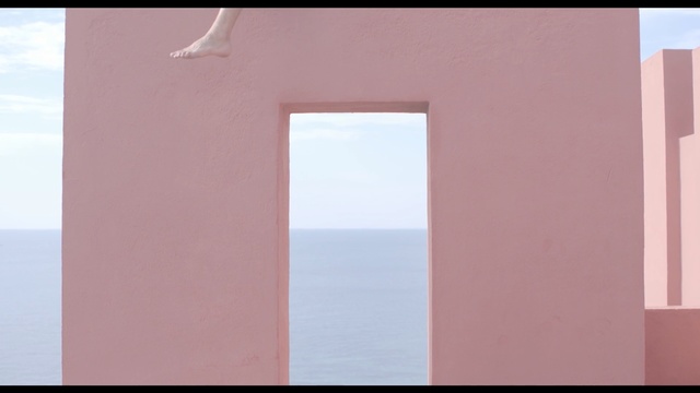 Video Reference: pink, sky, wall, window, line, wood, angle, daylighting, door, house