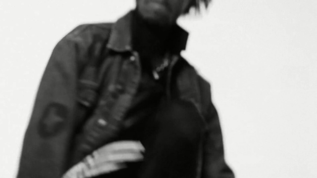 Video Reference: jacket, black, black and white, leather jacket, textile, monochrome photography, coat, photography, leather, material