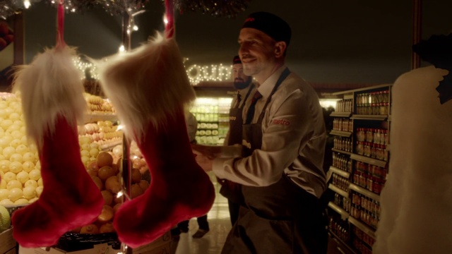 Video Reference: Christmas stocking, Footwear, Christmas, Event, Fur, Holiday, Fictional character