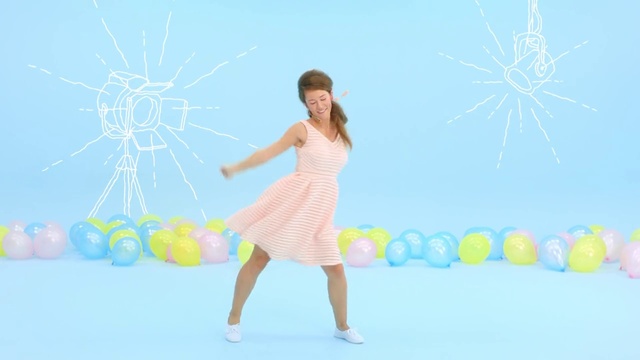 Video Reference: Pink, Fun, Design, Sky, Dress, Balloon, Happy, Illustration, Pattern, Leisure