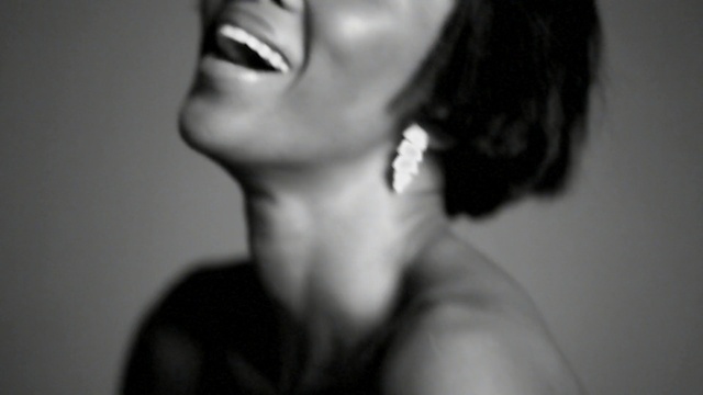 Video Reference: Face, Hair, Lip, Black, White, Photograph, Skin, Facial expression, Nose, Black-and-white