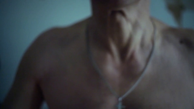 Video Reference: Chest, Muscle, Shoulder, Skin, Neck, Joint, Cheek, Chin, Mouth, Barechested