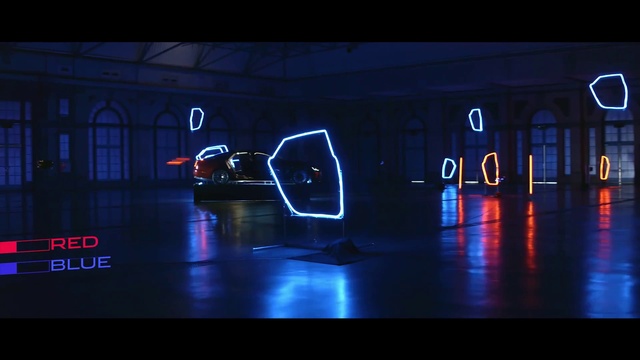 Video Reference: Light, Neon, Technology, Electric blue, Night, Screenshot