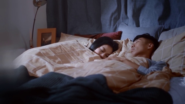Video Reference: Bed, Bedtime, Bed sheet, Comfort, Human, Room, Sleep, Furniture, Textile, Nap