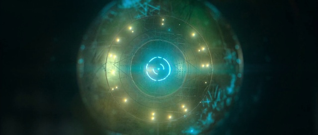 Video Reference: Blue, Fractal art, Light, Circle, Eye, Art, Sphere, Lens flare, Sky, Design