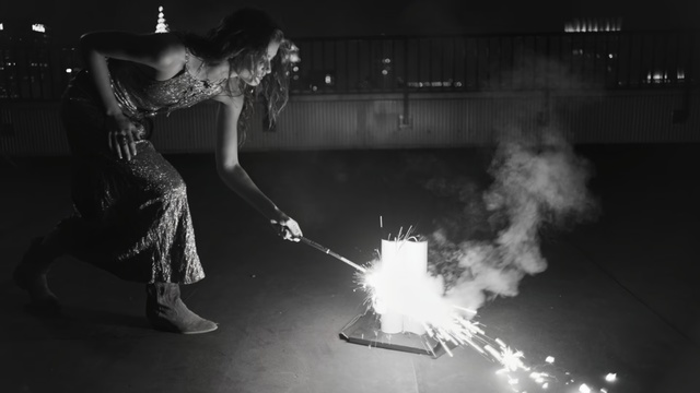 Video Reference: Black, Sparkler, Black-and-white, Monochrome photography, Smoke, Photography, Monochrome, Metal, Performance, Darkness, Coming, Train, Table, Man, Air, Fire, Riding, Dark, Track, White, Young, Board, Water, Large, Night, Flying, Steam, Doing, Black and white, Dance, Text, Fireworks, Weapon