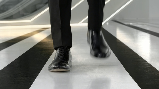 Video Reference: Leg, Footwear, Human leg, Standing, Shoe, Fashion, Floor, Ankle, Black-and-white, High heels