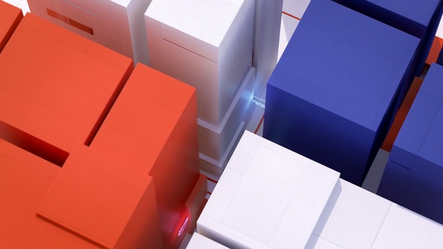 Video Reference: Red, Orange, Design, Architecture, Box, Material property, Room