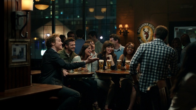 Video Reference: night, restaurant, pub, event, fun