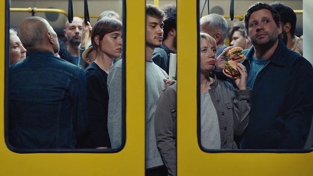 Video Reference: People, Transport, Yellow, Public transport, Passenger, Outerwear, Photography, Metro, Vehicle, School bus