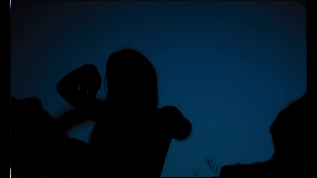 Video Reference: Blue, Black, Sky, Silhouette, Backlighting, Shadow, Darkness, Photography, Night, Cloud
