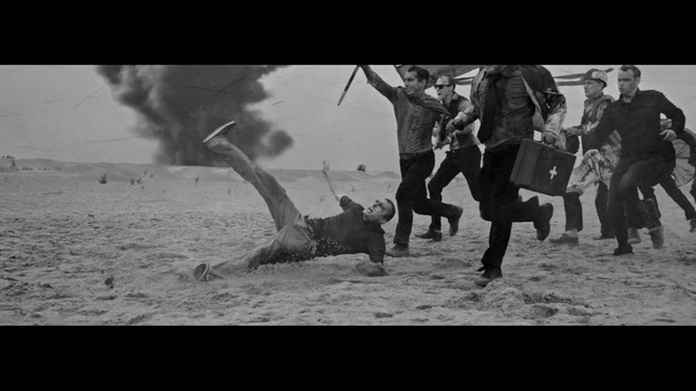Video Reference: black, black and white, monochrome photography, photography, monochrome, sky, fun, screenshot, sand, water