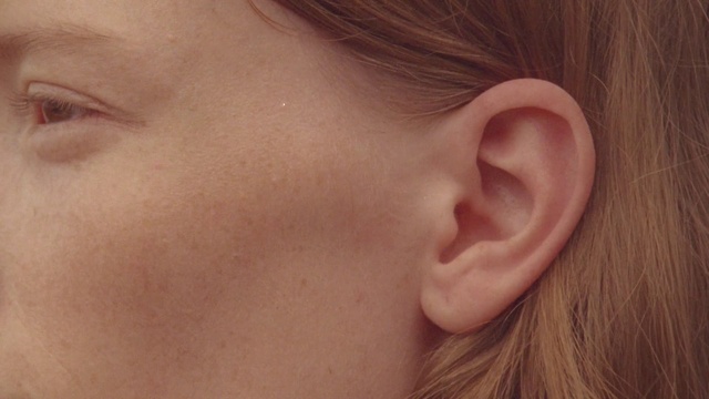 Video Reference: Face, Ear, Cheek, Hair, Nose, Skin, Chin, Close-up, Forehead, Neck