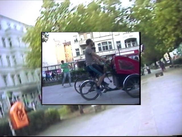 Video Reference: Mode of transport, Bicycle, Transport, Vehicle, Snapshot, Urban design, Tree, Photography, Advertising, Recreation