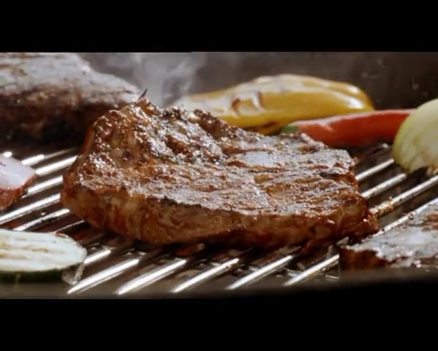 Video Reference: Dish, Food, Cuisine, Steak, Ingredient, Sirloin steak, Churrasco food, Pork steak, Grillades, Grilling