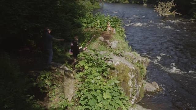 Video Reference: water, body of water, river, waterway, nature reserve, vegetation, stream, watercourse, geological phenomenon, water resources