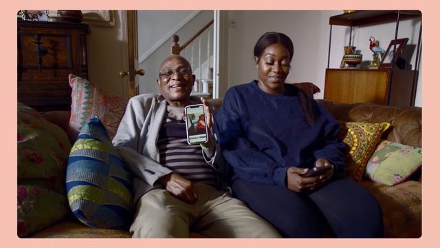 Video Reference: Smile, Comfort, Couch, Happy, Fun, Living room, Leisure, Event, Pillow, Sitting