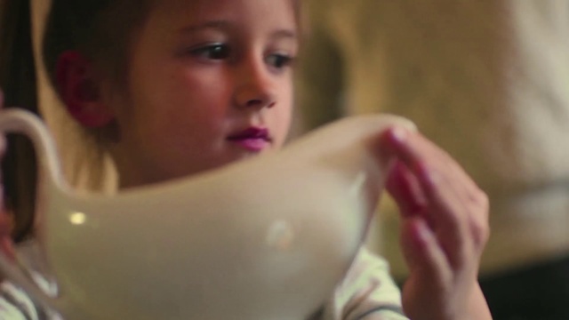 Video Reference: Face, Child, Nose, Skin, Cheek, Lip, Pink, Mouth, Close-up, Toddler, Person