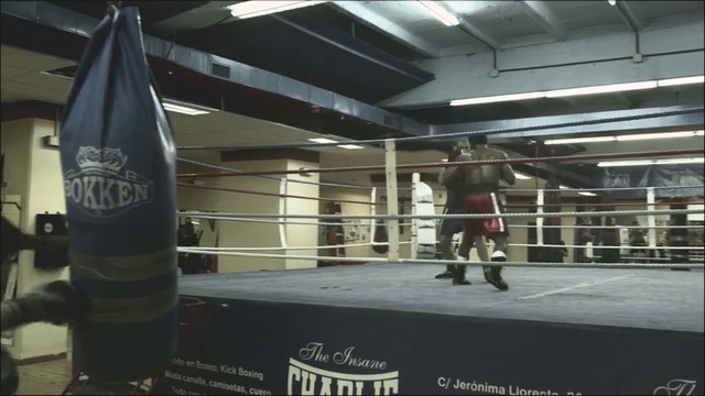 Video Reference: Sport venue, Boxing ring, Boxing, Striking combat sports, Contact sport, Individual sports, Combat sport, Sports equipment, Room, Boxing equipment