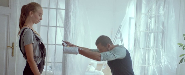 Video Reference: Shoulder, Arm, Interior design, Room, Window, Curtain, Window treatment, Ceiling, Elbow